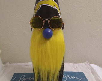 Los Angeles Charger's Handmade Gnome, NFL Fan Gift, Fathers Day Gift, Football Gnome