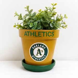 Oakland Athletics Planter Flower Pot - Plant NOT Included