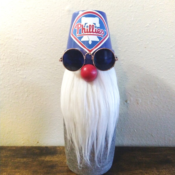 Philadelphia Phillies Handmade Gnome, Perfect For MLB Fan, Gift For Father's Day