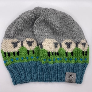 Sheep pattern hat