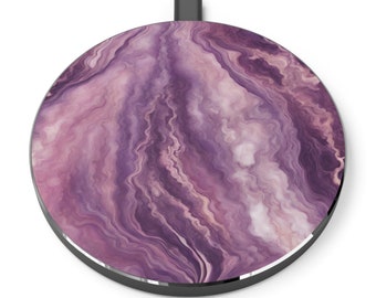 Purple Marbled- Wireless Charger