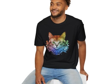 Pride Watercolor Cat LGBTQ Tee: Embrace Equality In Style