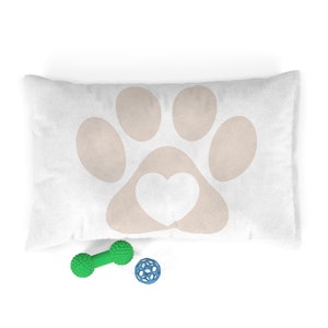 Pet Animal Bed, Gifts for Dog Mom Dad, Comfortable Paw Print Beds for Pets Dogs Cats Canines, Gift for Dog Lovers, Pet Comfort Accessories