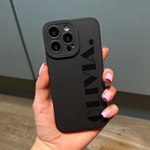 Personalisierte Handyhülle mit Name für iPhone 15 14 13 12 11 11 Pro Max Mini 7 8 XR XS X Stoßfest Handyhülle Großes Geschenk