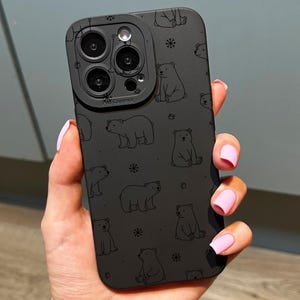 Polar Bear Phone Case - Etsy