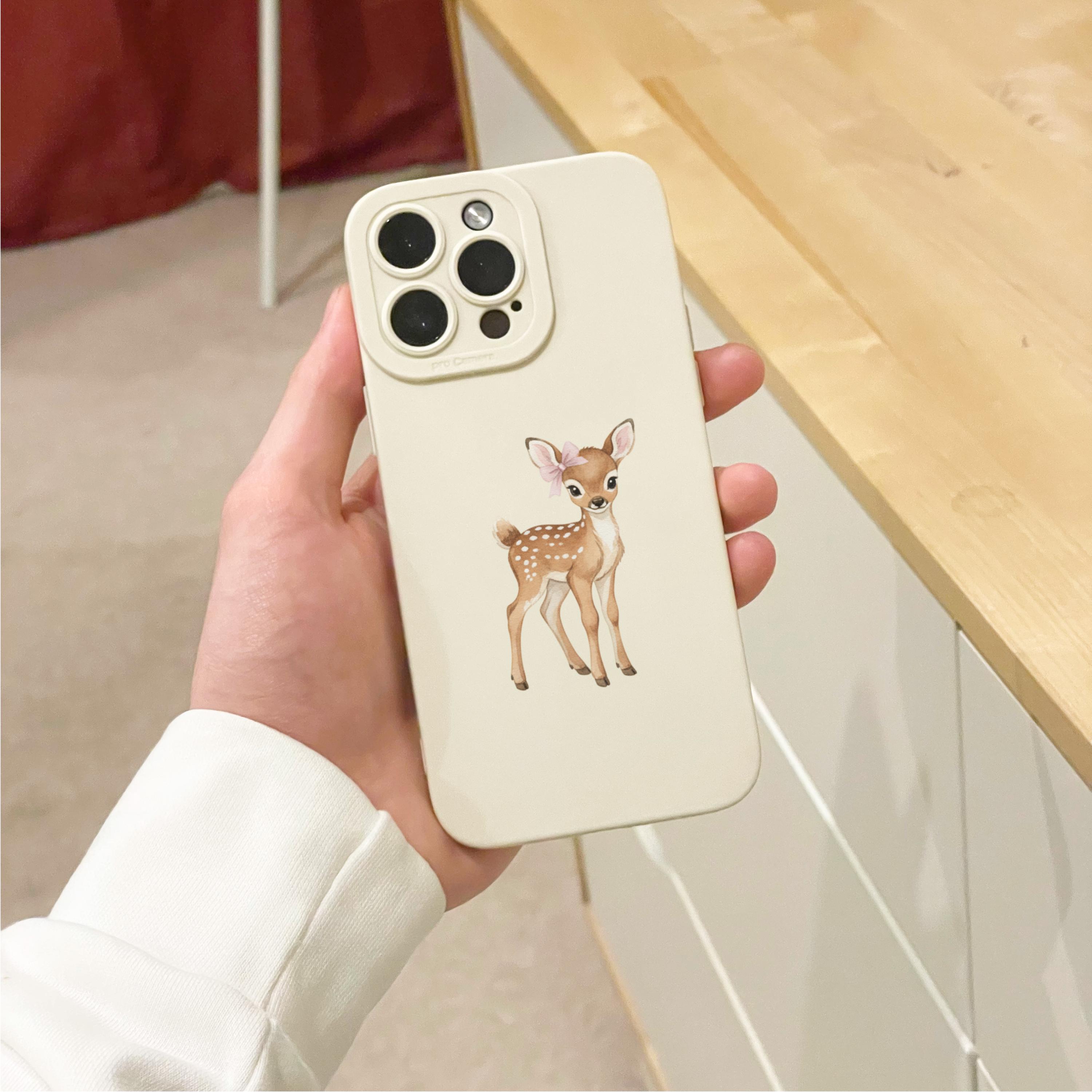 red phone case iPhone Silicone Case (Red)