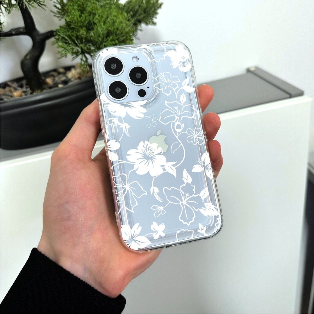 Unov Case Compatible With IPhone 15 Case Clear With Pattern Slim