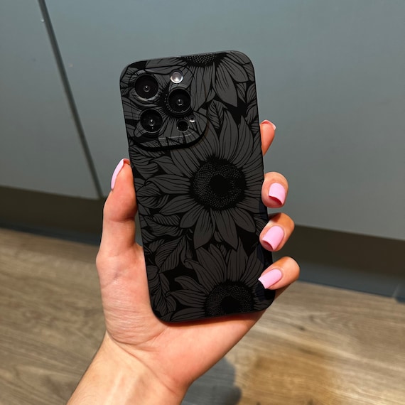 Black Sunflower Floral Print Phone Case for iPhone 17 16 15 14 13 12 11 11 Pro Max Mini 7 8 XR XS X Shockproof Phone Cover Customised Name - Etsy Black Sunflower Floral Print Phone Case for iPhone 17 16 15 14 13 12 11 11 Pro Max Mini 7 8 XR XS X Shockproof Phone Cover Customised Name - Etsy