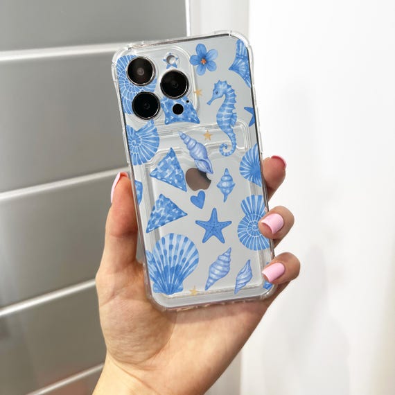 1 pezzo Custodia per telefono morbida alla moda con glter a tema tramonto estivo e palme (resistente all'acqua, antiurto, antiscivolo) compatibile con iPhone | SHEIN ALIA