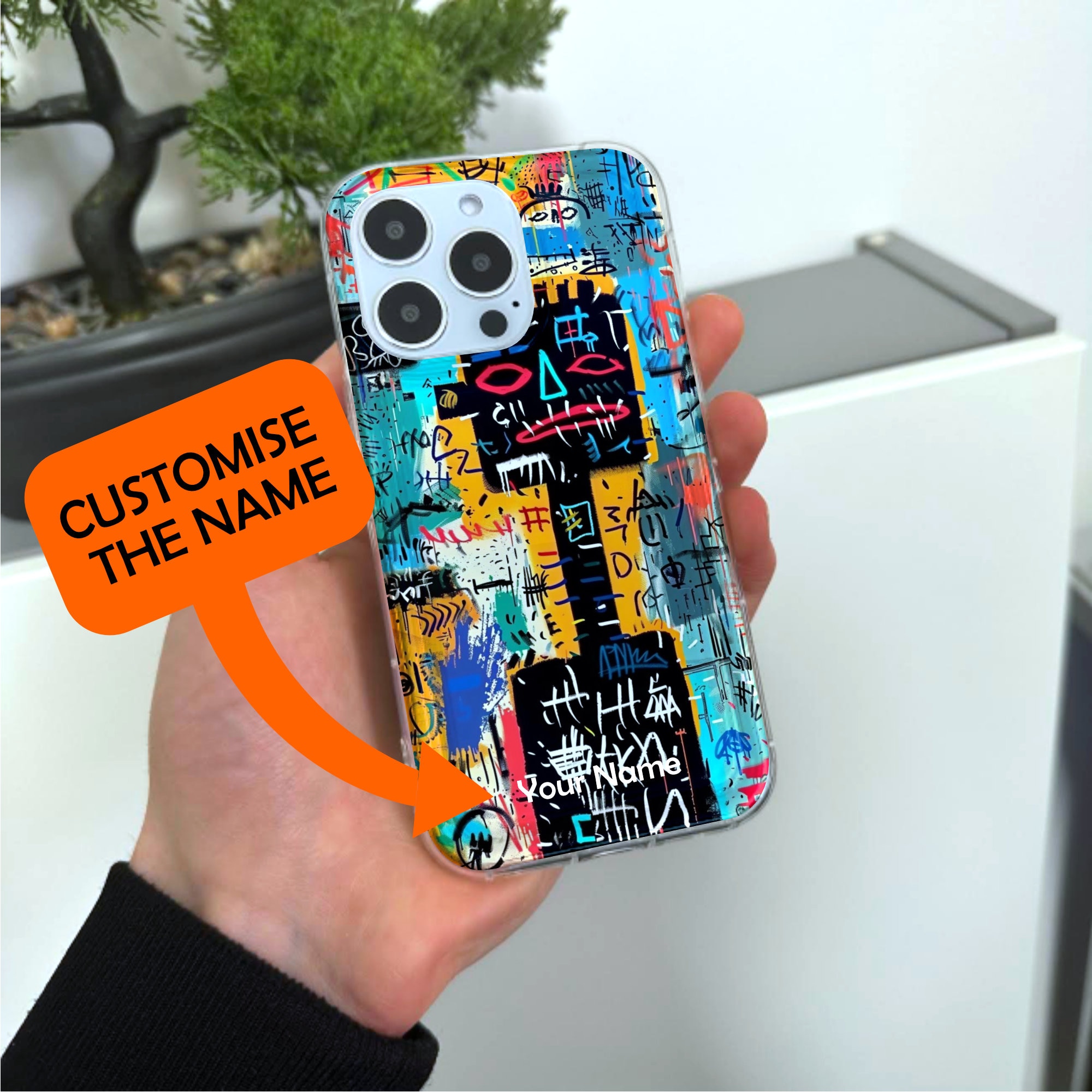 Custodia morbida in silicone trasparente con graffiti ad acquerello per iPhone 12 13 Mini 11 Pro XS Max X XR SE 2020 7 8 Plus 13Pro Cover in TPU, pittura a olio