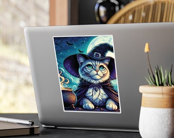Witchy Cat Potions - Cat Lover - Vinyl Decals Sticker