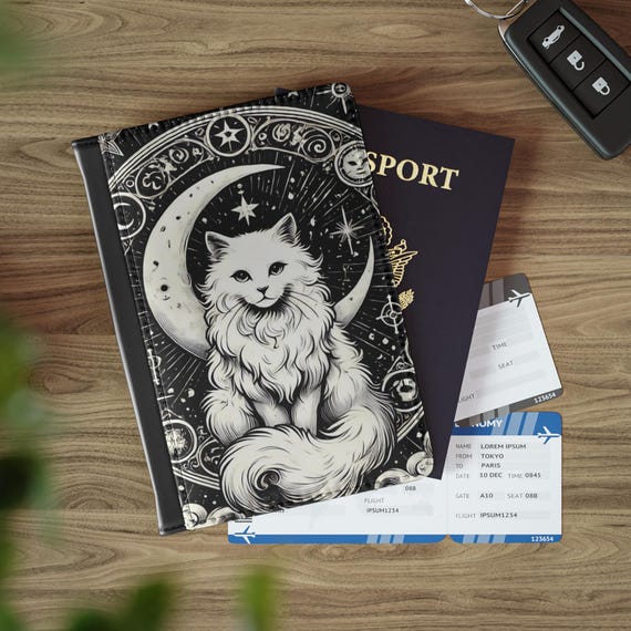 Porte Feuille Femme, Chat Mignon Portefeuille Chat Pour Les Sorties Et Porte Feuille Femme, Chat Mignon Portefeuille Chat Pour Les Sorties Et
