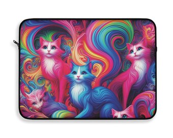 Laptoptasche mit Katzenmotiv