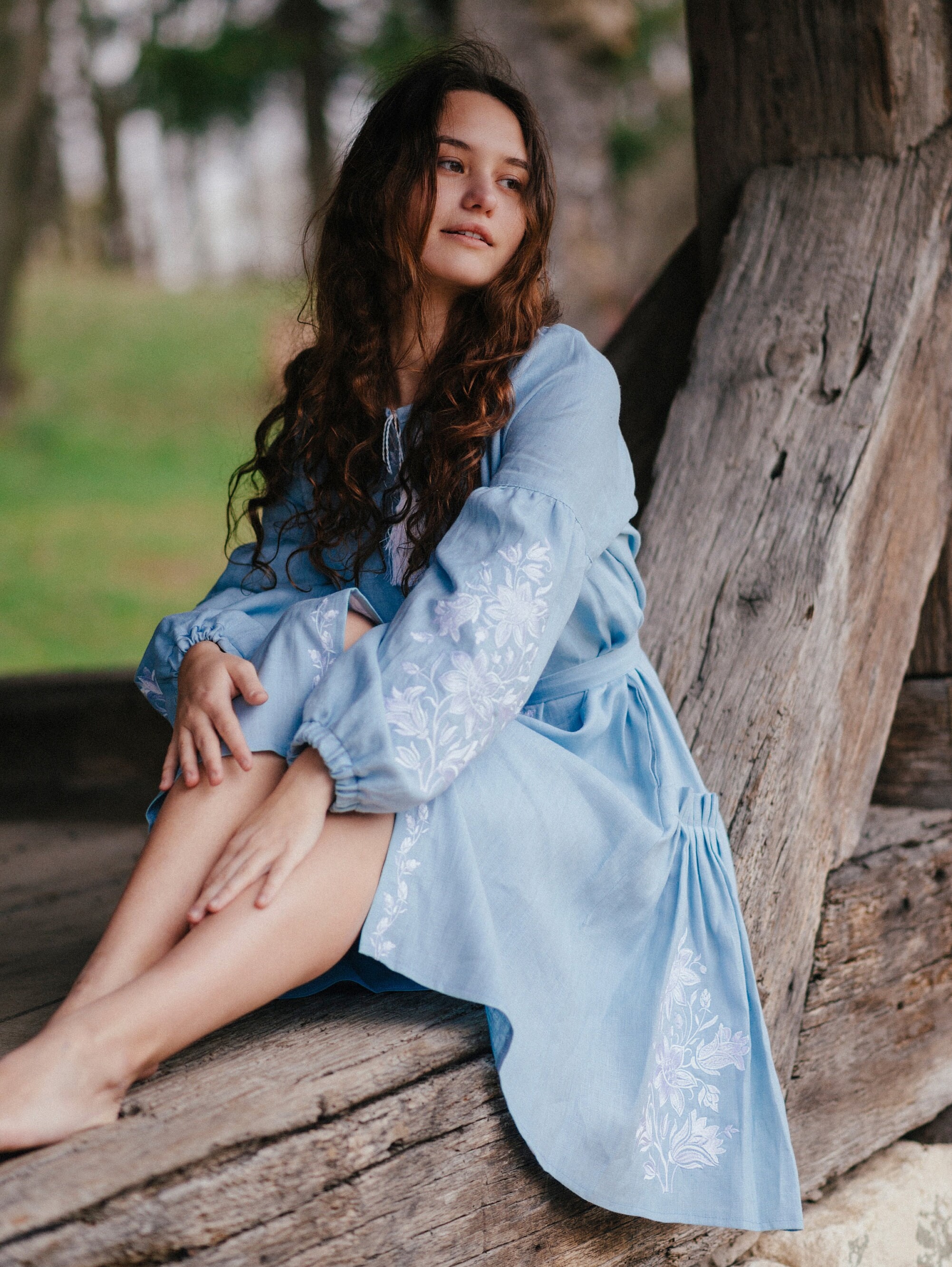 Pastel blauwe jurk Etsy Nederland