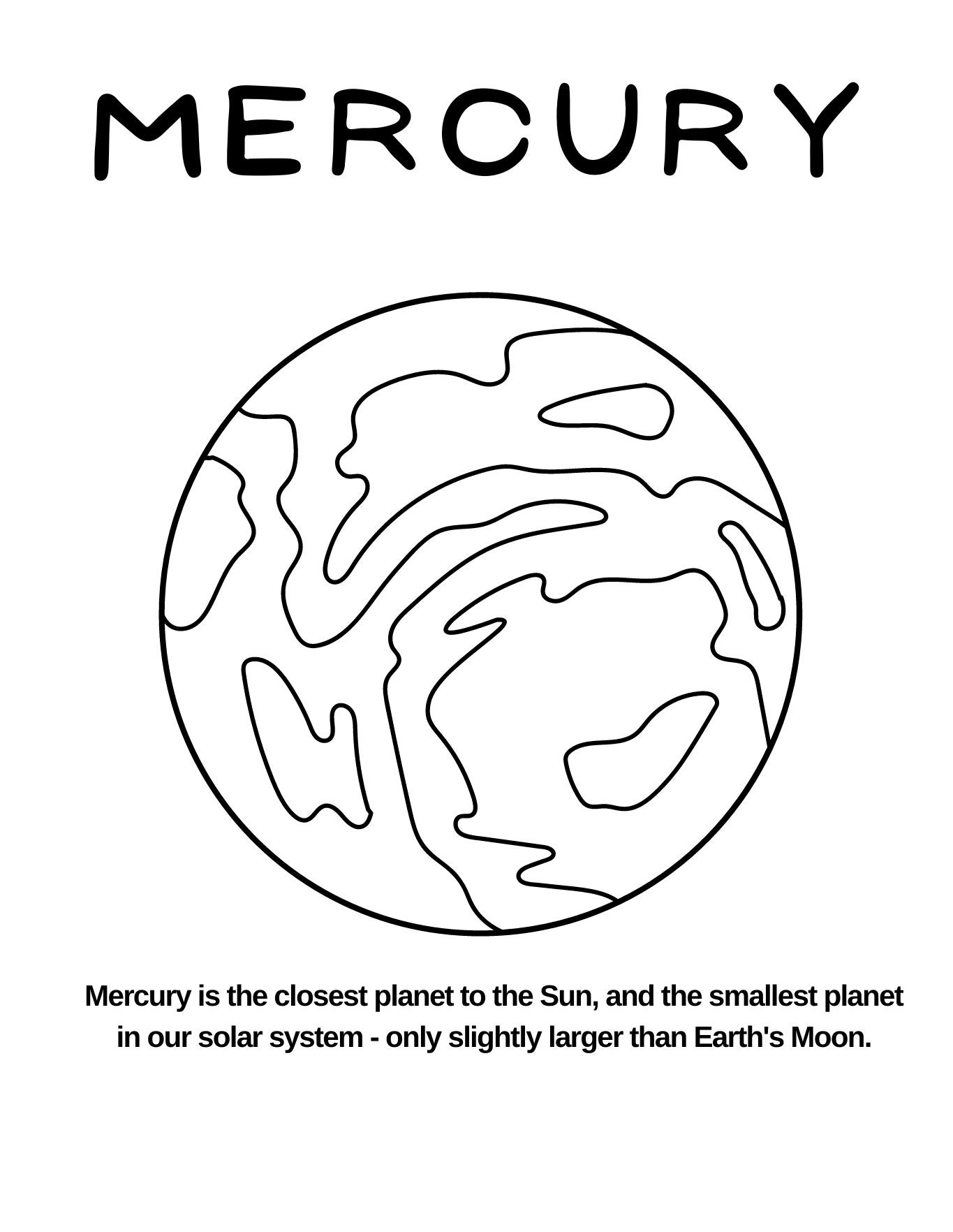 SOLAR SYSTEM - Printable Colouring Book for Kids - Etsy Canada