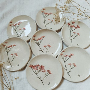 Custom handmade ceramic plates