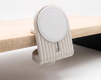 Apple MagSafe Klemmhalterung - 3D gedruckte Schreibtischhalterung mit Kabelführung