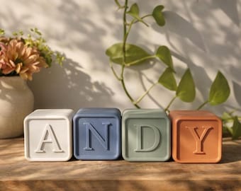 Niestandardowe klocki alfabetyczne: nauka Montessori, wystrój pokoju dziecięcego