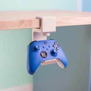Clamp-On Controller Holder: Xbox & PlayStation Desk Mount, No Drill Gaming Organizer