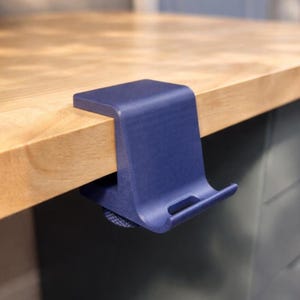 Clamp-On Phone Stand: Adjustable Desk & Bedside Mount