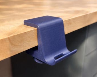 Clamp-On Phone Stand: Adjustable Desk & Bedside Mount
