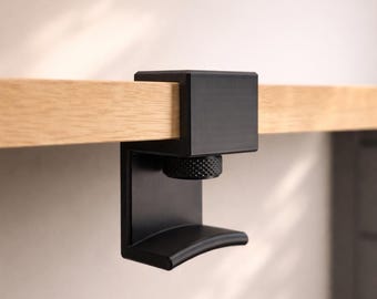 Under Desk Headphone Hanger: Studio and Gaming Setup Accessory