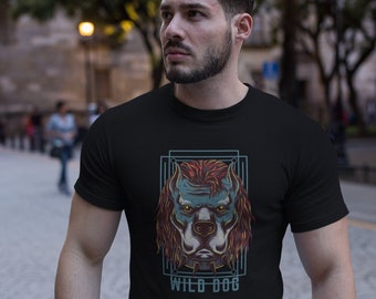 Wild Dog Graphic Shirt , Gift For Dog Lover , Gift For Him , Gift For Her