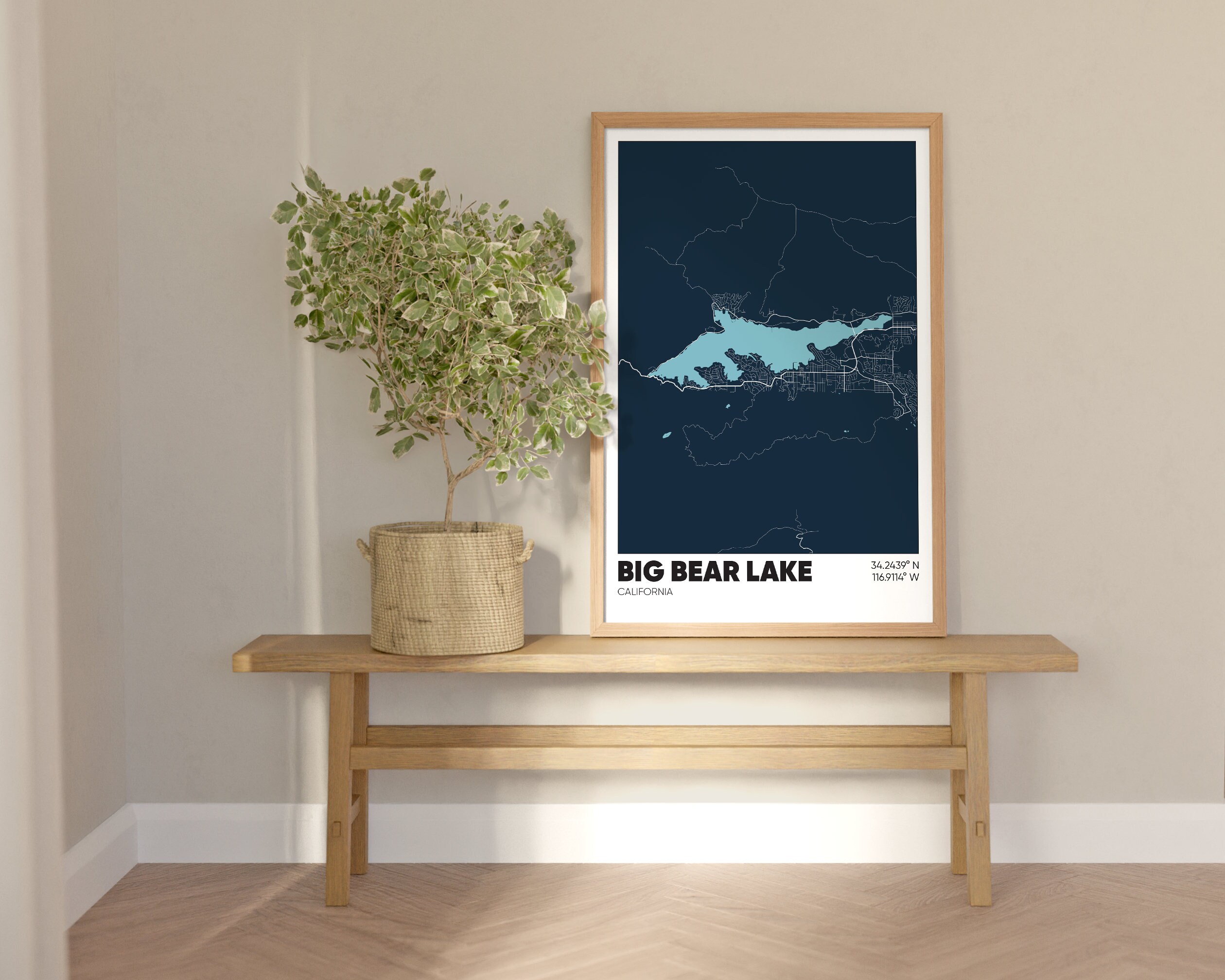 big-bear-lake-map-print-california-wall-art-big-bear-lake-ca-poster