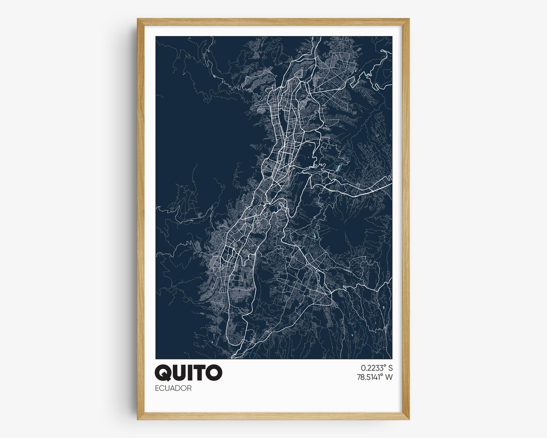 Poster Quito - Plan Quito - 20 x 30 cm main image 0
