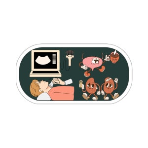 Retro Sonographer collage for ultrasound techs
