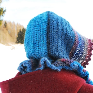 Crochet Pixie Hood Pattern: Easy Boho Balaclava (PDF Download)