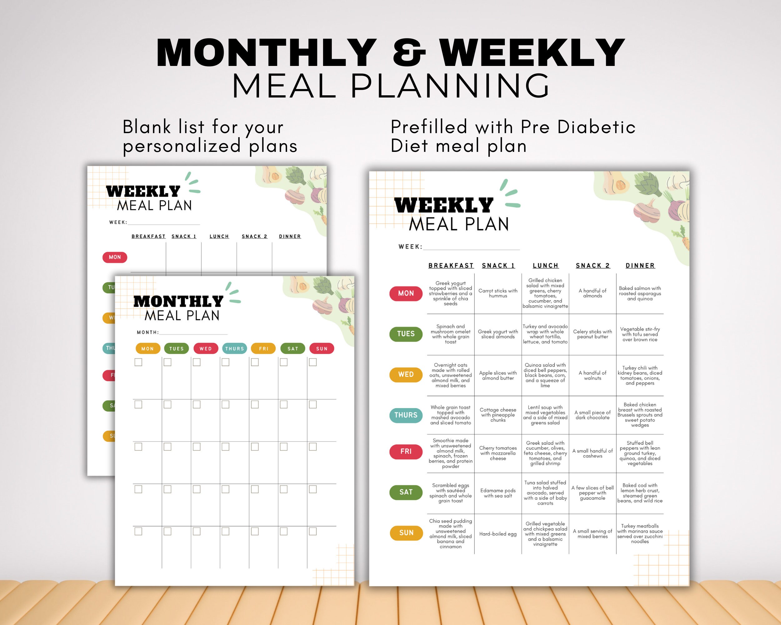 Pre Diabetic Meal Plan and Food List for Pre Diabetes Low Sugar Food