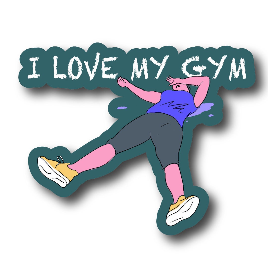 Work Out Sticker Funny Workout Sticker Water Bottle or Laptop Decal - Etsy