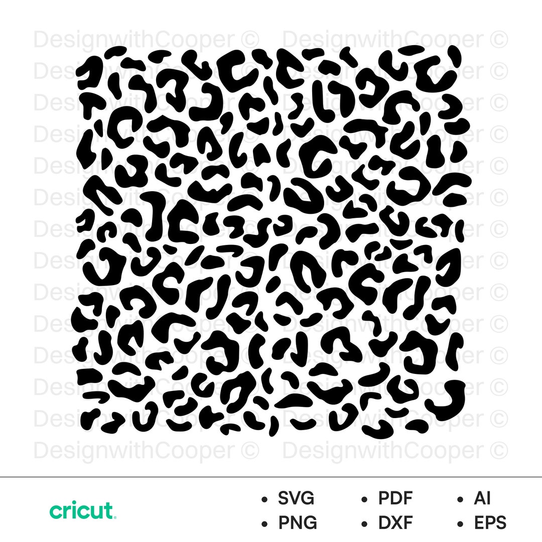 Leopard Pattern Svg Leopard Print Svg Leopard Spots Leopard Etsy