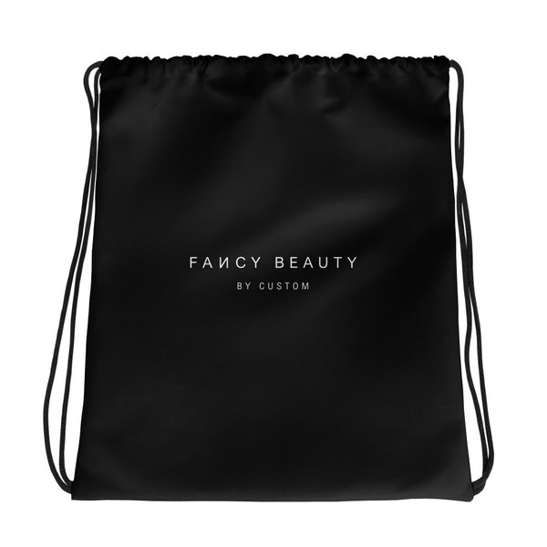 Drawstring bag - Fancy Beauty - CUSTOM NAME - Personalization - Spoof Fun for Fenty Beauty Fans