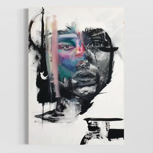 Divided - Acrylic/Oil on Canvas 18”x26” Original Artwork