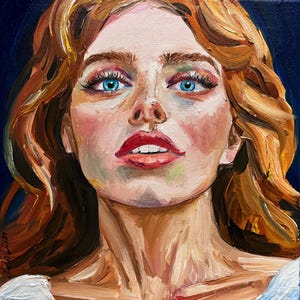 Penelope - Oil on Canvas 10”x10” Original Artwork