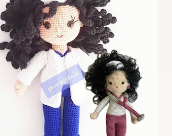 Crochet Pattern Nurse Doll pdf English Miniature doll