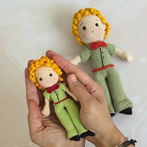 Amigurumi Little Prince Crochet Pattern: Two Sizes (PDF)