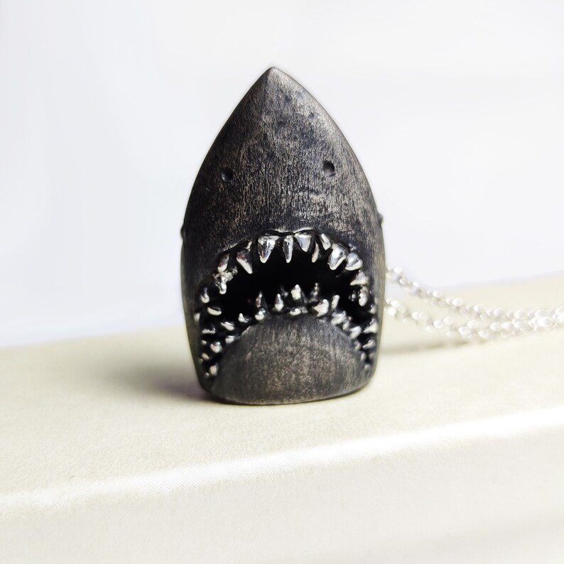 Shark Necklace, Men Jewelry, Nautical Pendant, Ocean Jewellery, Men ...