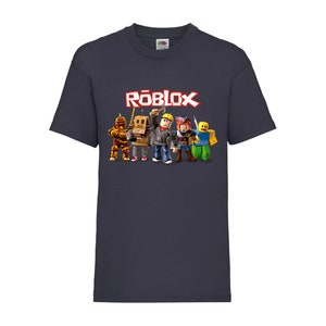 Roblox T-Shirt Kids Sizes 3-15 Years Old Multiple Colours To Choose From Deep Navy