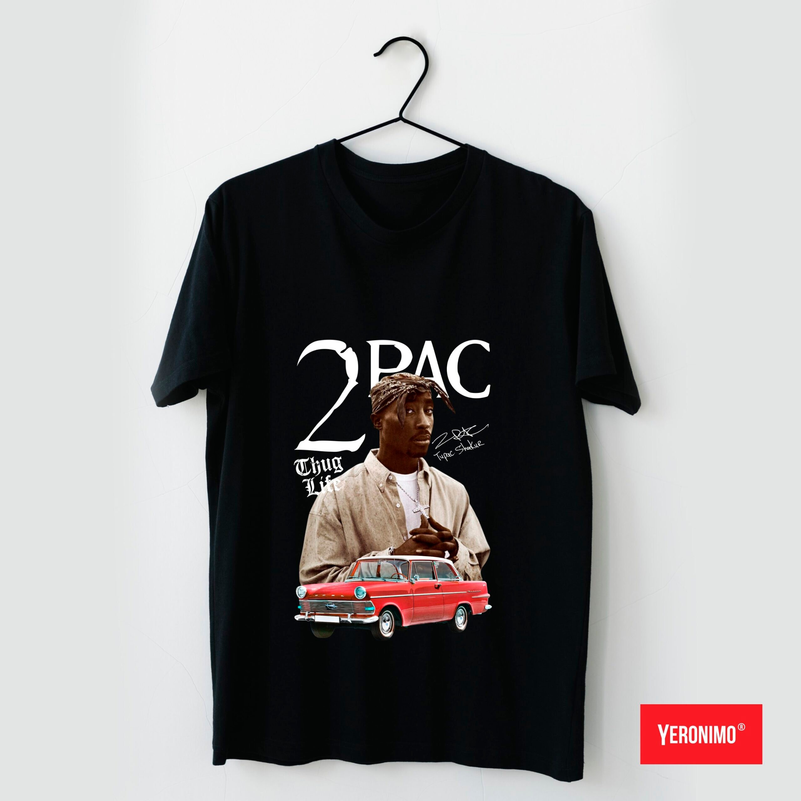 Legends Of Hip Hop T-Shirt – Tupac Biggie Eazy-E – Black Cotton Graphic Tee – Men’s