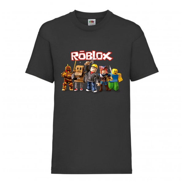 -shirt Roblox | Tailles enfants 3-15 ans | Plusieurs couleurs au choix