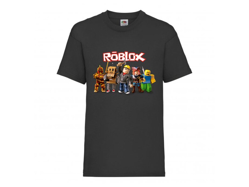 Roblox T-Shirt Kids Sizes 3-15 Years Old Multiple Colours To Choose From Black