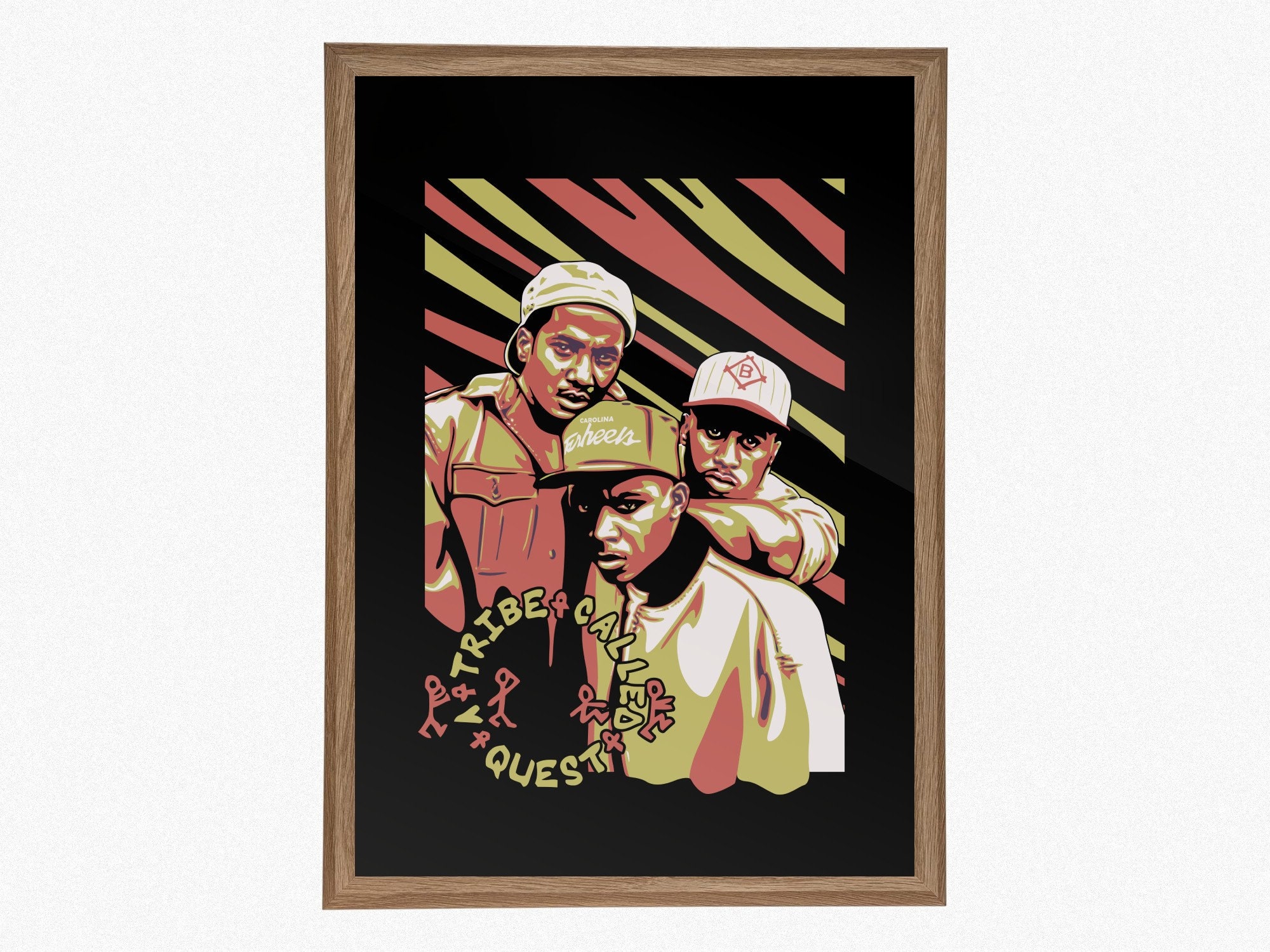 Discover ア トライブ コールド クエスト ポスター プリント 家 装飾 飾り 壁掛け 部屋 アート ヒップホップ A Tribe Called Quest Poster