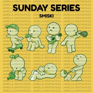 Sunday Series SMISKI Digital PNG Files