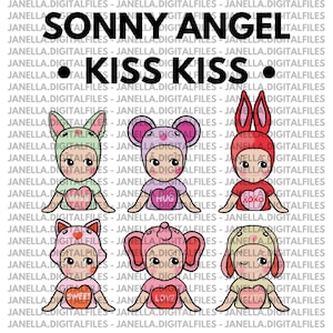 Sonny Angel Kiss Kiss series PNG Files