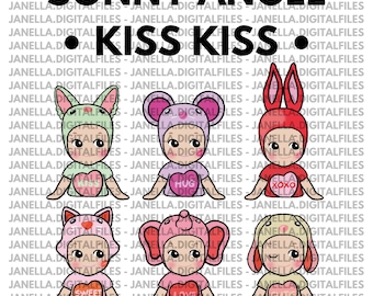 Sonny Angel Kiss Kiss series PNG Files