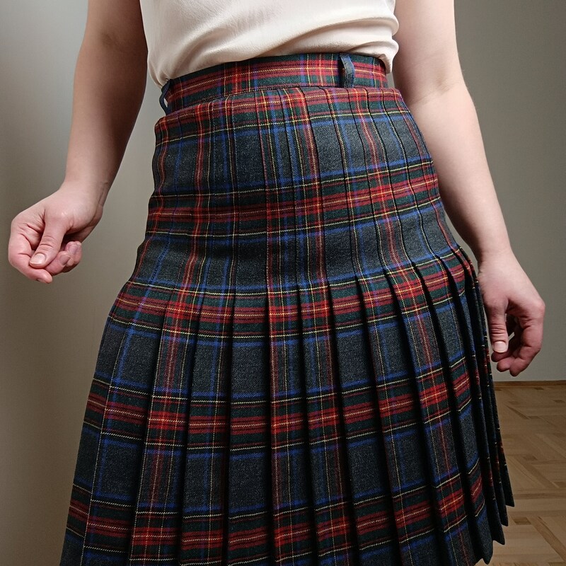 Tartan vintage skirt