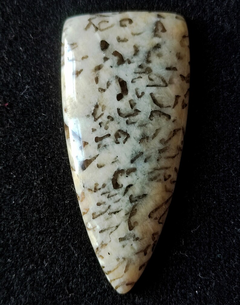 Top Quality Pegmatite Large Cabochon. Graphic Granite, Statement Piece, Jewelry Supply